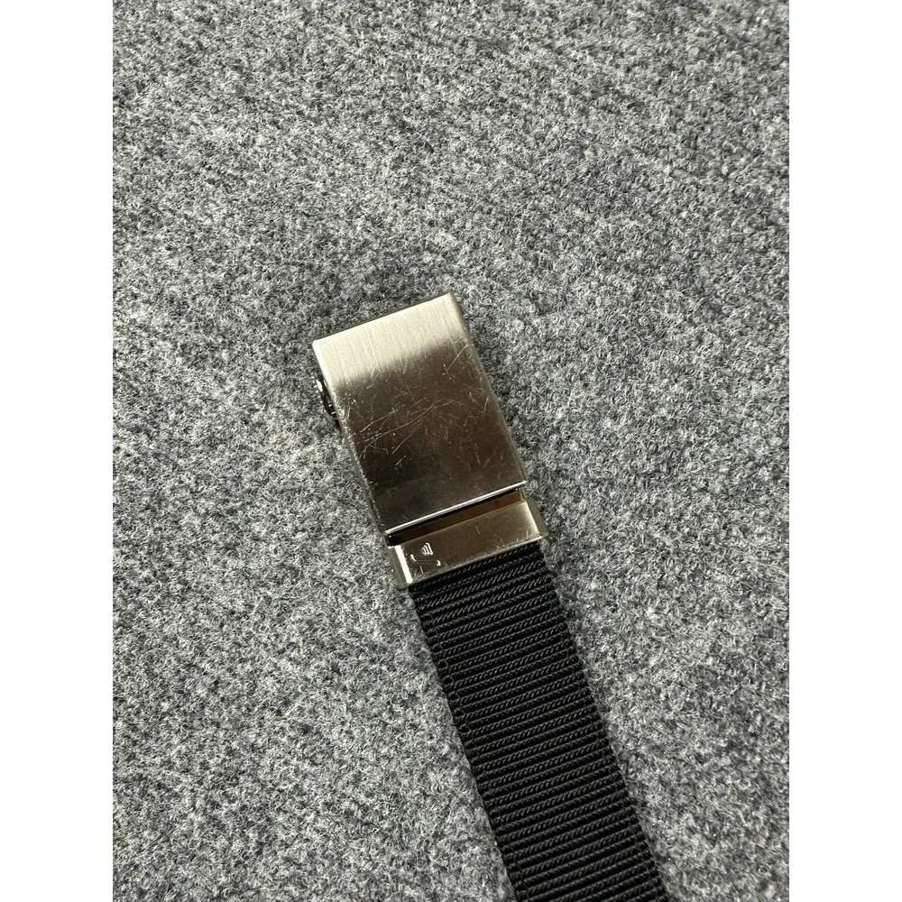 NEW Mission Belt Black Nylon Belt + Steel Buckle Size: Medium up to 35